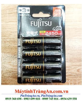 Fujitsu HR-3UTHC(4B); Pin sạc AA 2450mAh 1.2v Nội địa Nhật_Vỉ 4viên